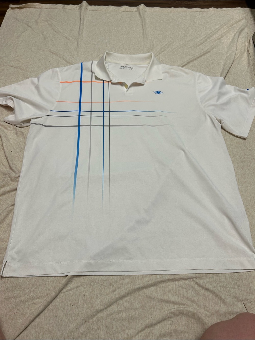 Disney Cruise Line Nike Golf Polo Lightweight Breathable Minimalist Sporty